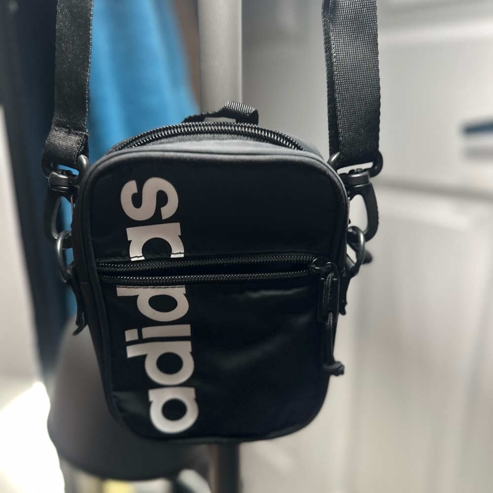 Adidas Black Belt Bag with Adjustable Strap
